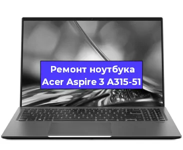 Ремонт ноутбуков Acer Aspire 3 A315-51 в Перми